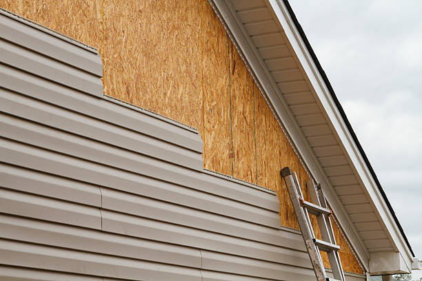 Professional Vinyl Siding technician working in Webster, PA